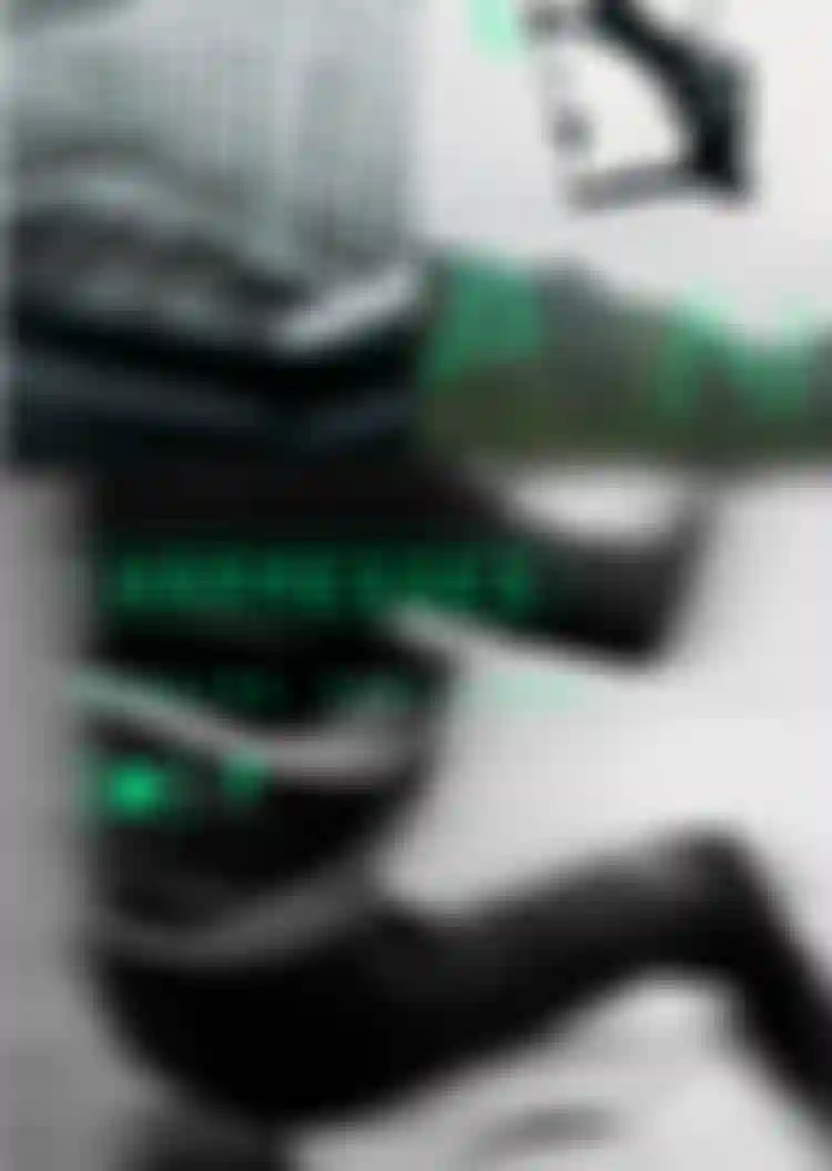 Kitesurfer performing an inverted aerial trick, harness pad detail close-up, and motion-blurred rider with Spectre Riot Light harness text overlay.