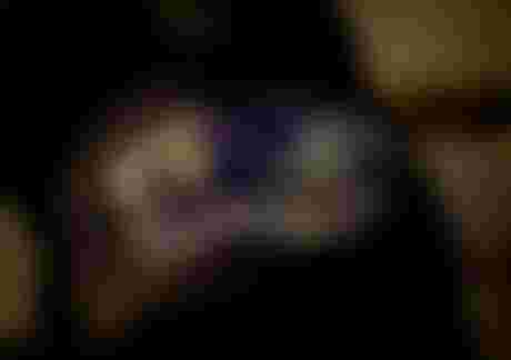 Close-up of a blue patterned windsurf harness