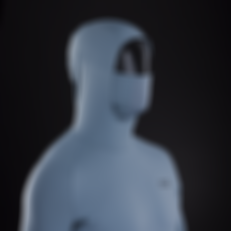 Close up of a hooded rashguard with facemask