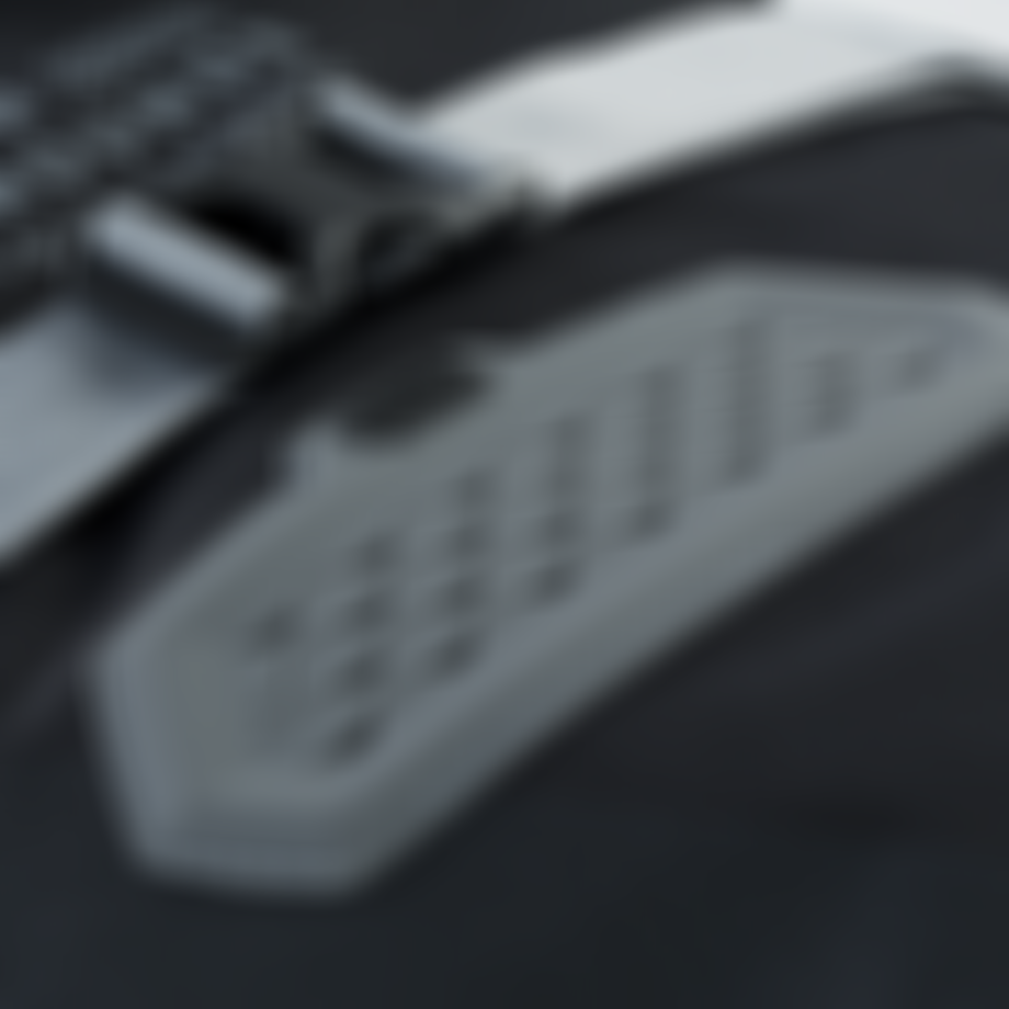 Close up of a ventilation patch on a boarbag