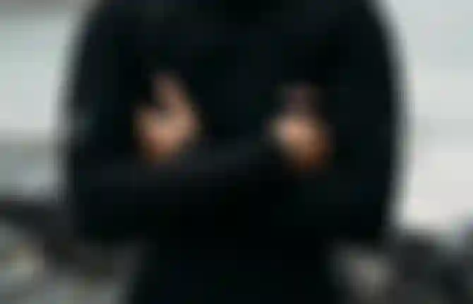 woman wearing a black wetsuit