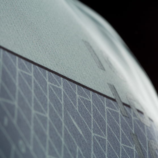 Geo cool permanent wicking recycled polyester