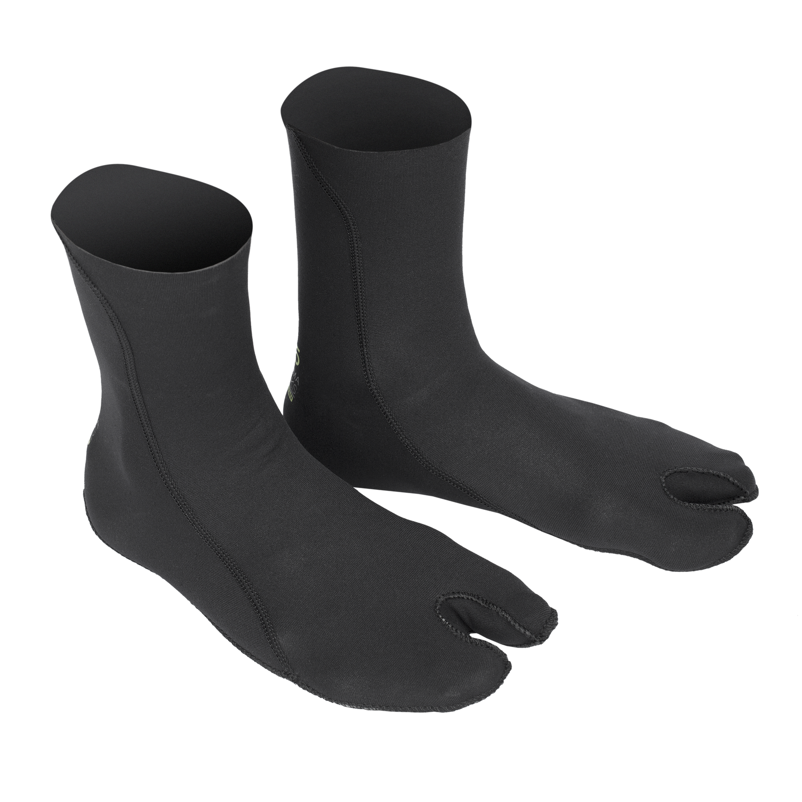 ION Plasma Socks 0.5mm neoprene fin socks with split toe in black