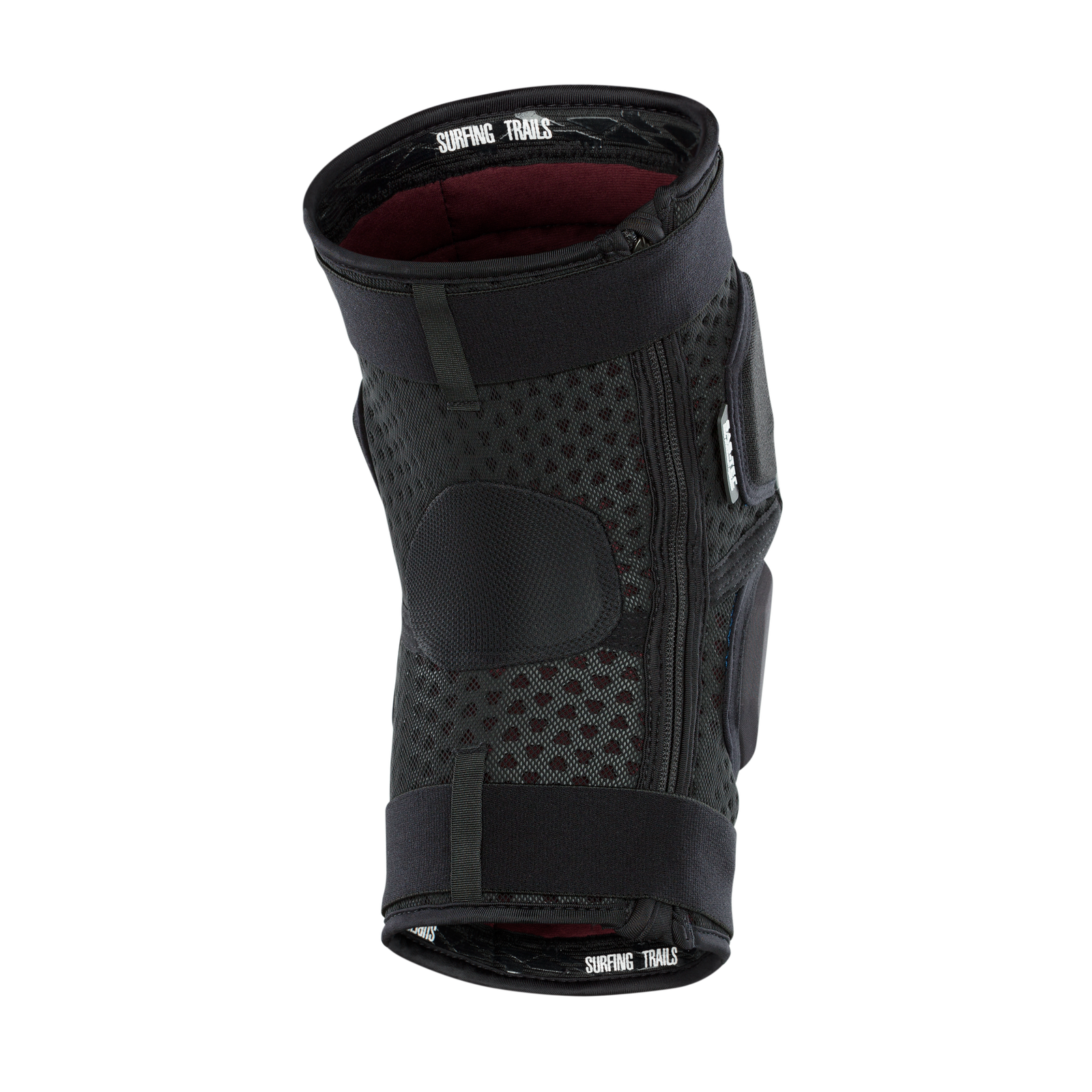 Genouillères ION K-Pact Zip en noir avec protection SAS-TEC niveau 2 et fermeture éclair Quick-E