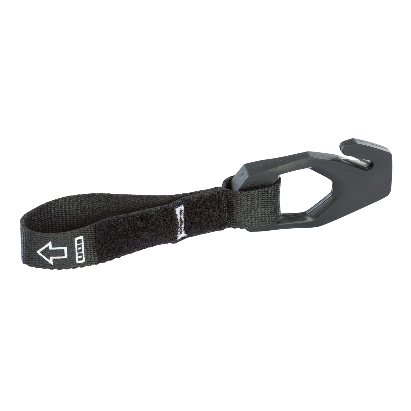 ION Kite Knife 2.0 Multitool Sicherheitsmesser in schwarz mit Hakenklinge und Klettverschlussband