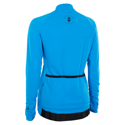 ION Traze AMP Damen Langarm-Radtrikot Full-Zip in electric blue für Mountainbiking, Rückenansicht