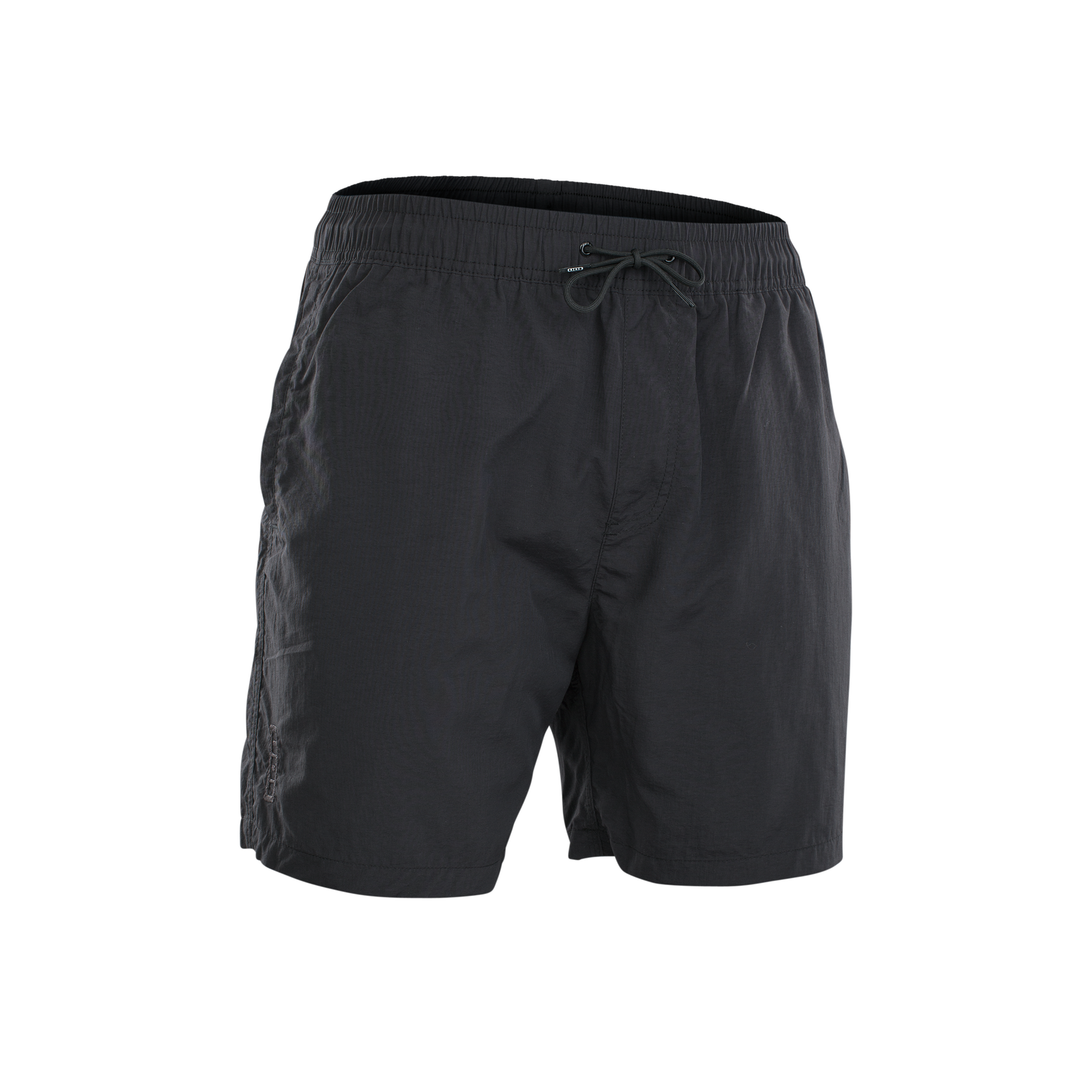 Short casual ION Volley 17" homme en noir avec cordon de serrage et poches latérales