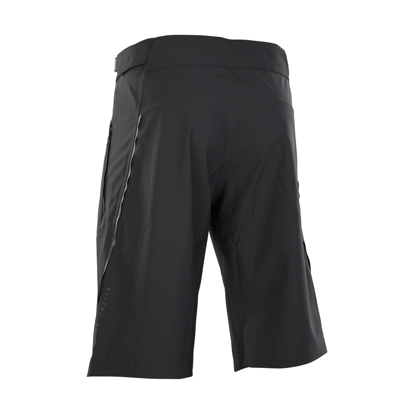 ION Traze AMP 3-layer cycling shorts in black for mountain biking – back view