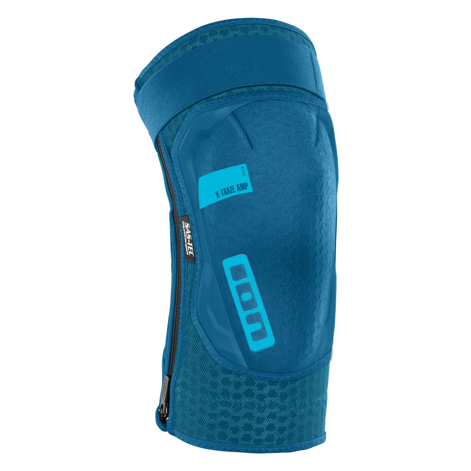 Genouillères à zip ION K-Traze Amp en bleu océan avec protection SAS-TEC