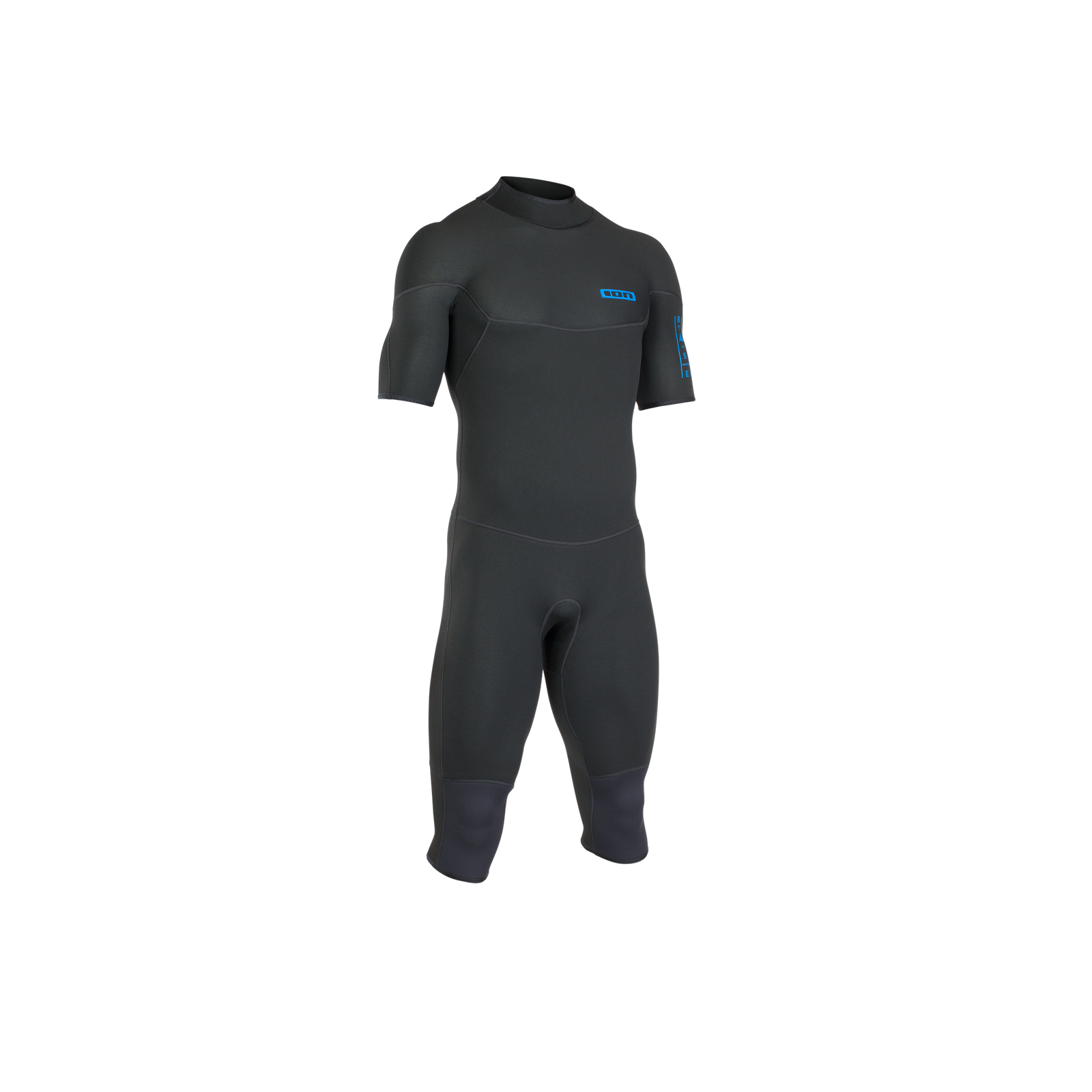 ION Base 3/2mm overknee shorty back-zip wetsuit in black and blue
