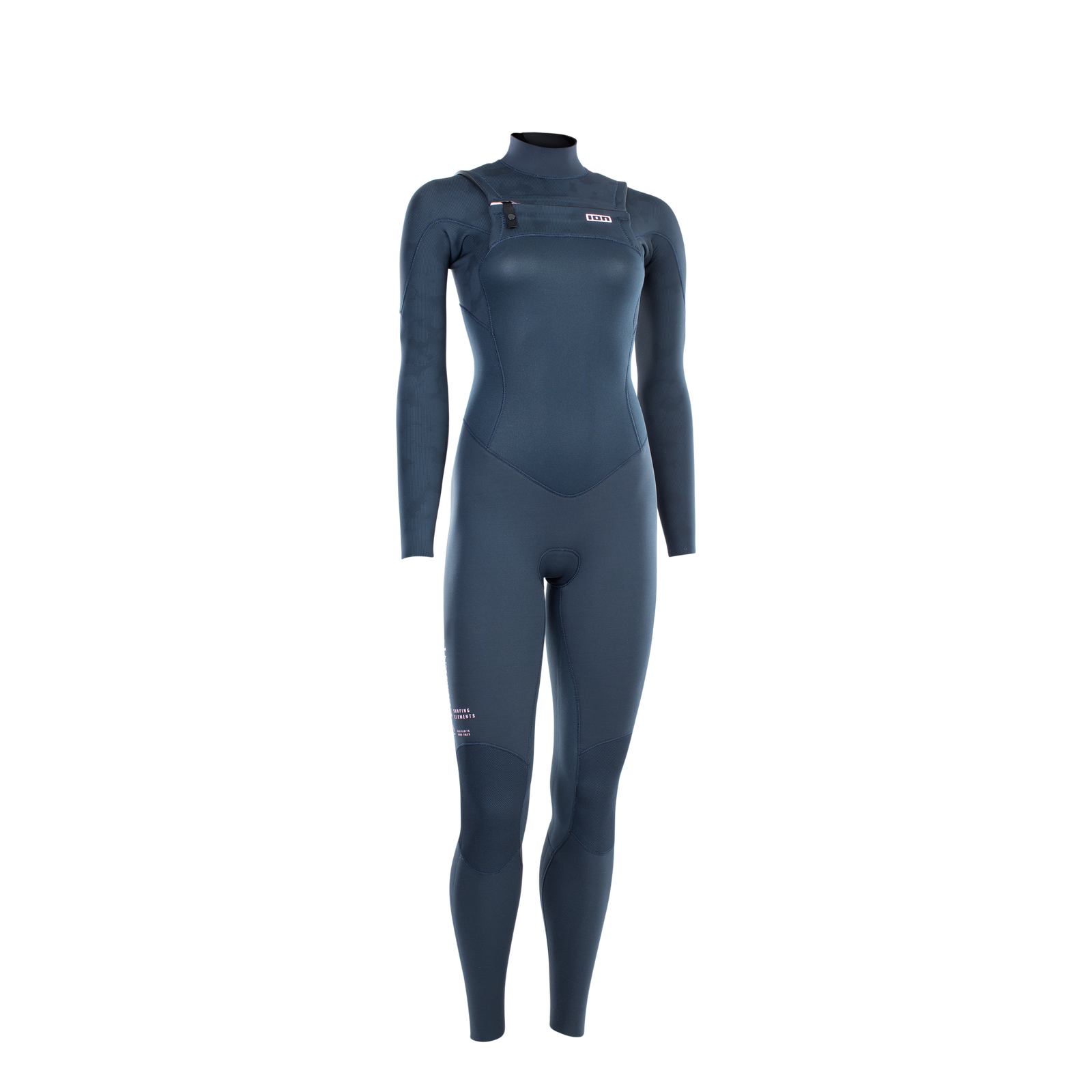 ION Element 3/2mm front-zip fullsuit wetsuit in dark steel blue
