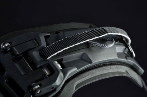 Spreader bar ION Spectre Slider in carbonio forgiato nero opaco con Dyneema Webbing Slider