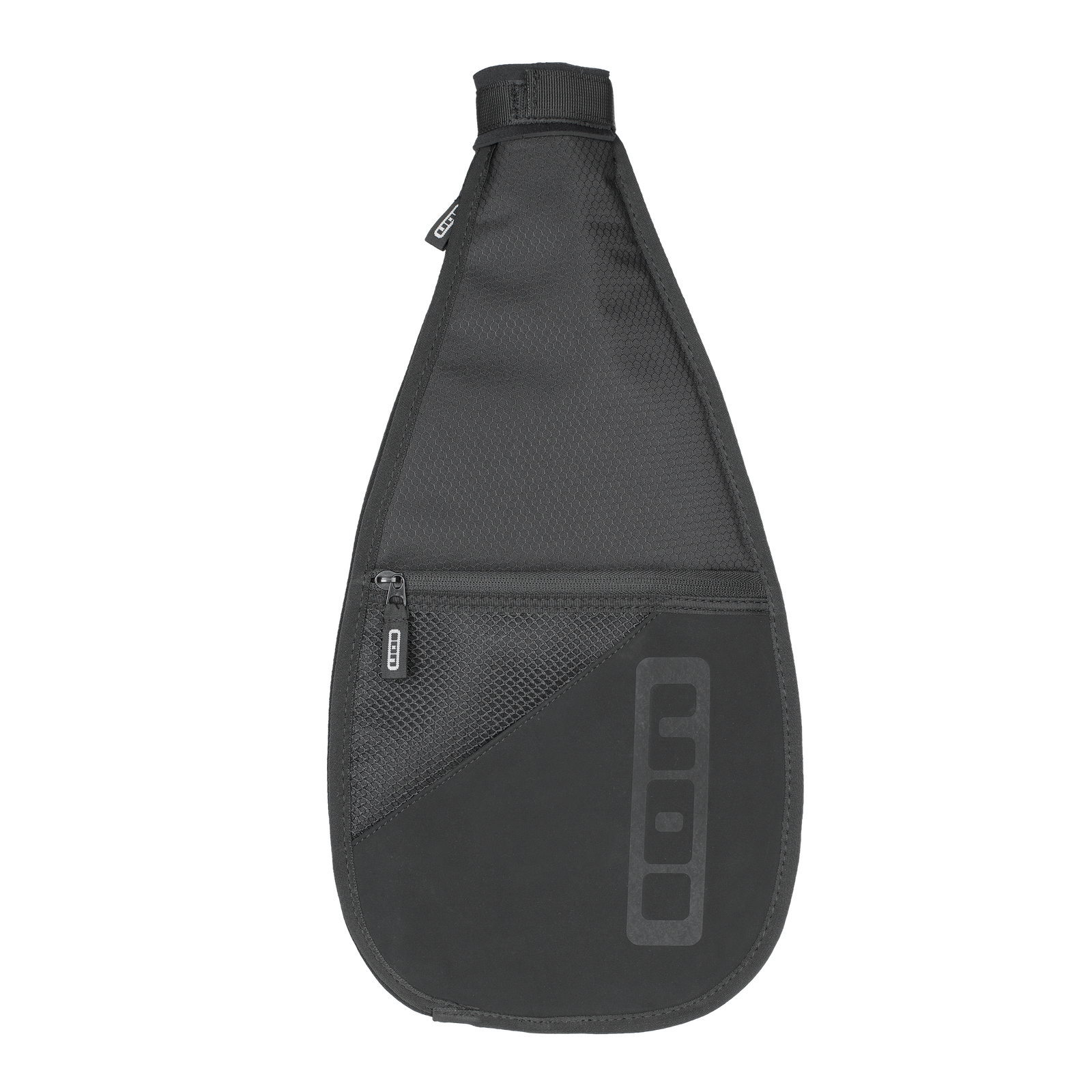 ION Blade Bag sac sling en noir charbon avec panneau mesh et poche zippée frontale