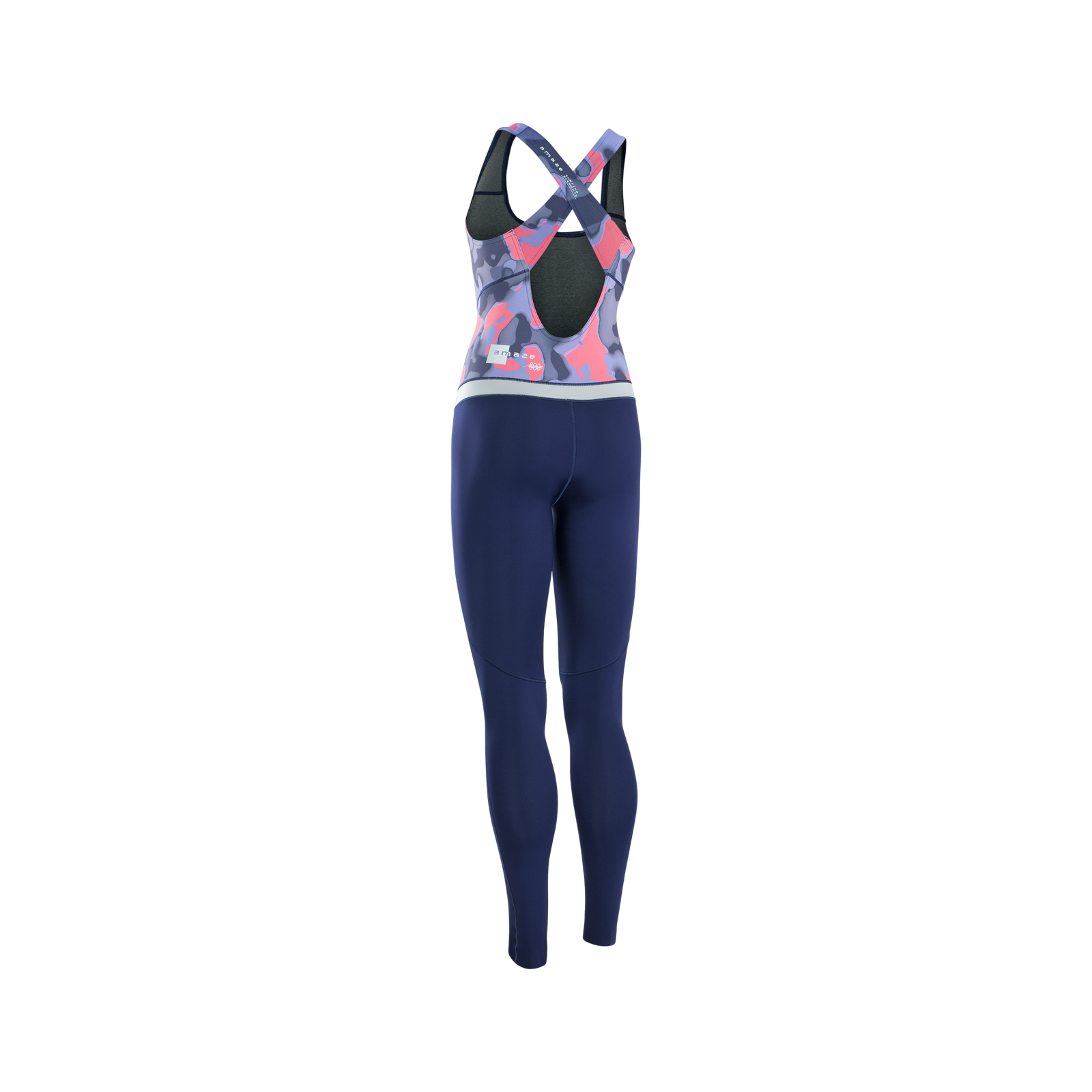 ION Amaze Long Jane 1,5 mm Pull-on Neoprenanzug in marineblau und koralle
