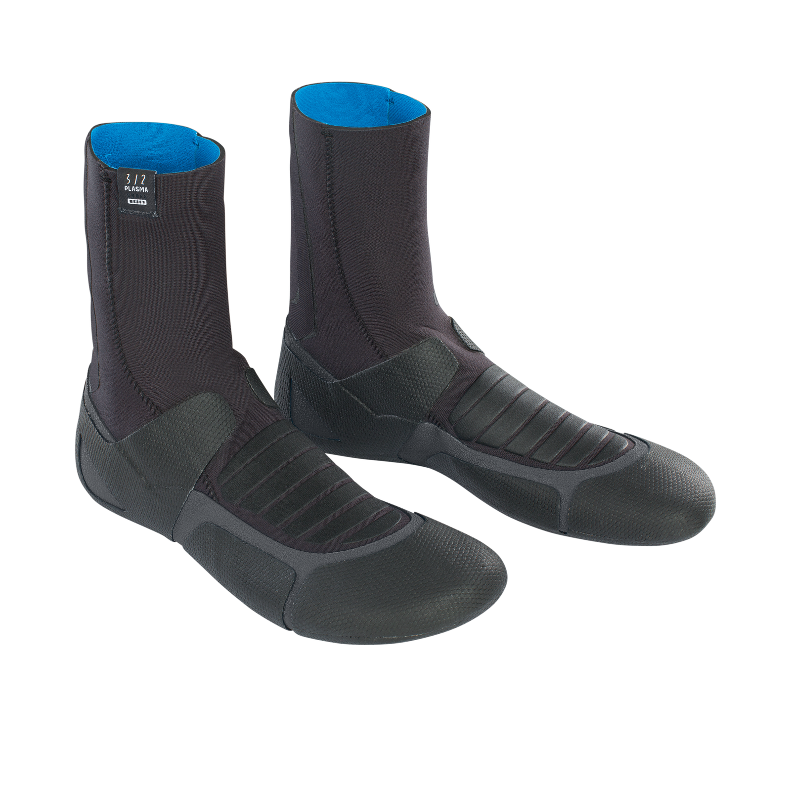 ION Plasma neoprene boots 3/2mm Round Toe in black and blue