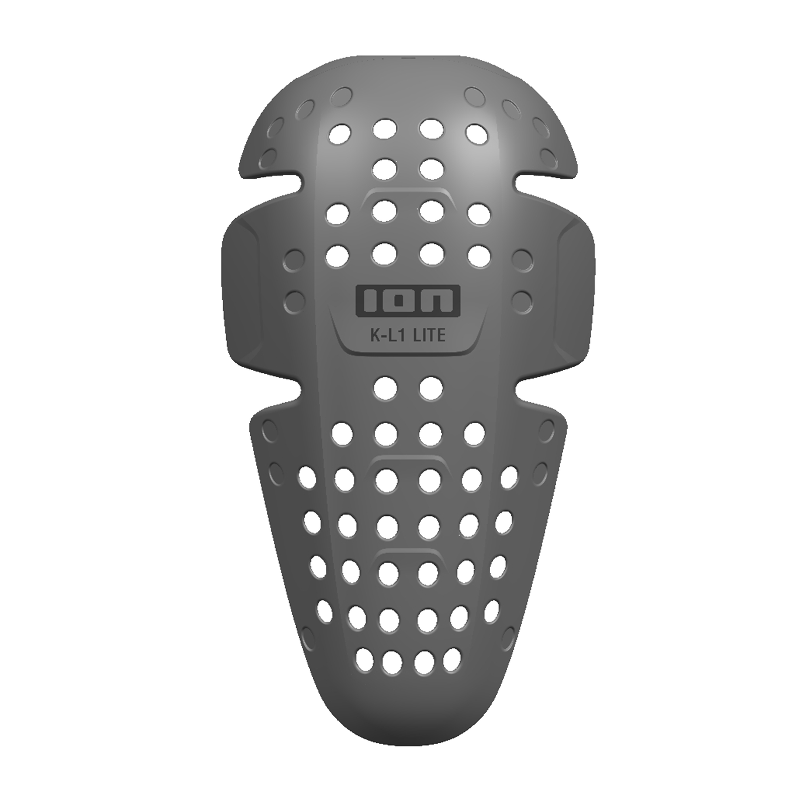ION K-Lite K-L1 Lite knee pad insert onesize in grey, front view