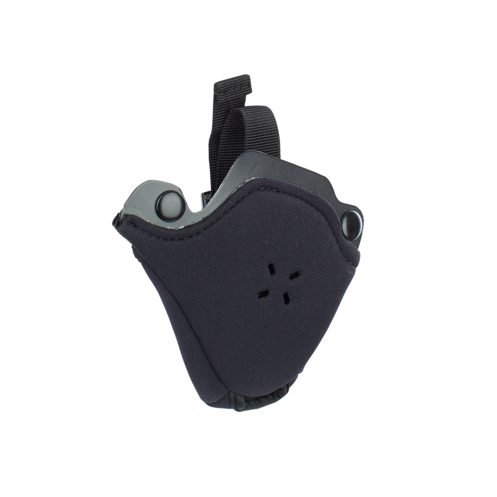 ION Walkie Talkie earpad right side onesize in black with snap-button mounting bracket