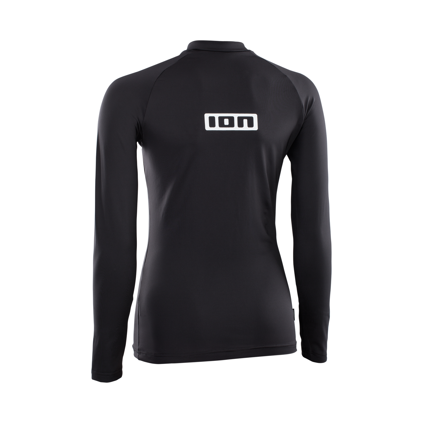 ION Promo Rashguard Damen Langarm in schwarz – Rückansicht mit UV-Schutz