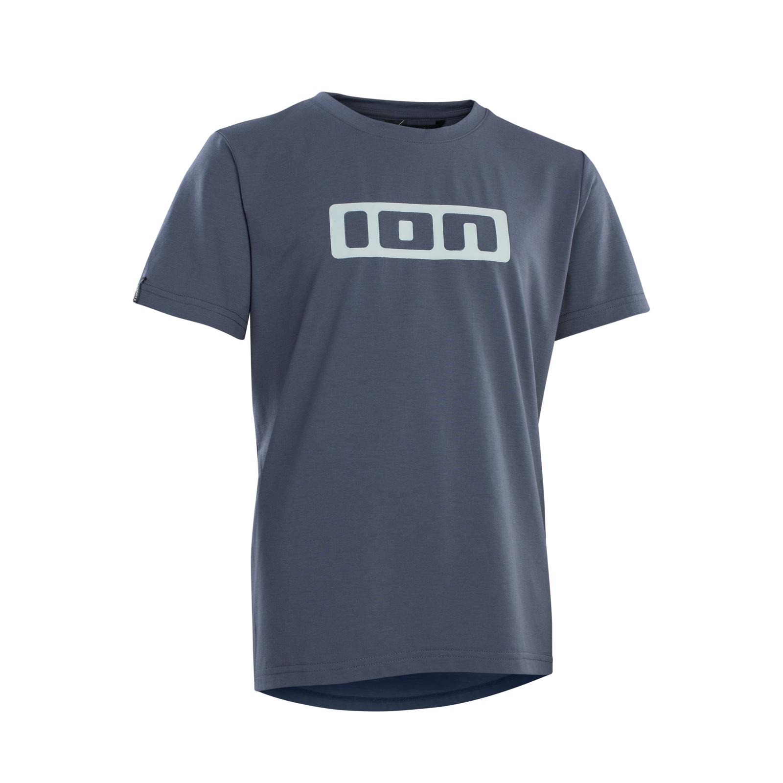 ION Bike Tee Logo SS DR Kinder-Bikeshirt in schieferblau für Mountainbike und Trail