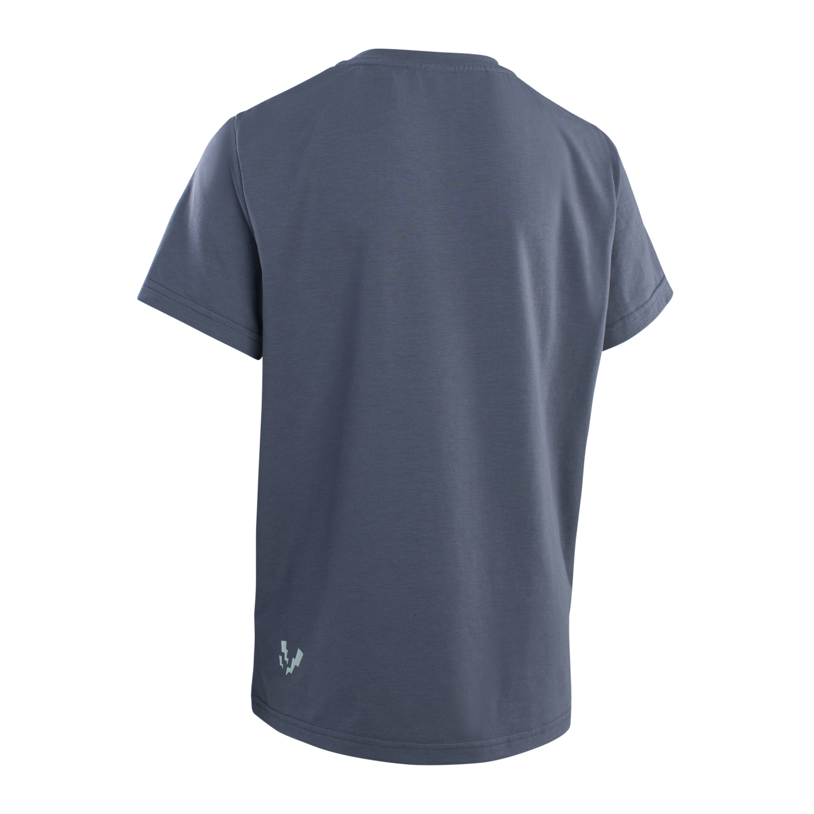 ION Bike Tee Logo SS DR youth Kurzarm-Bikeshirt in slate blue für Kinder — Rückenansicht