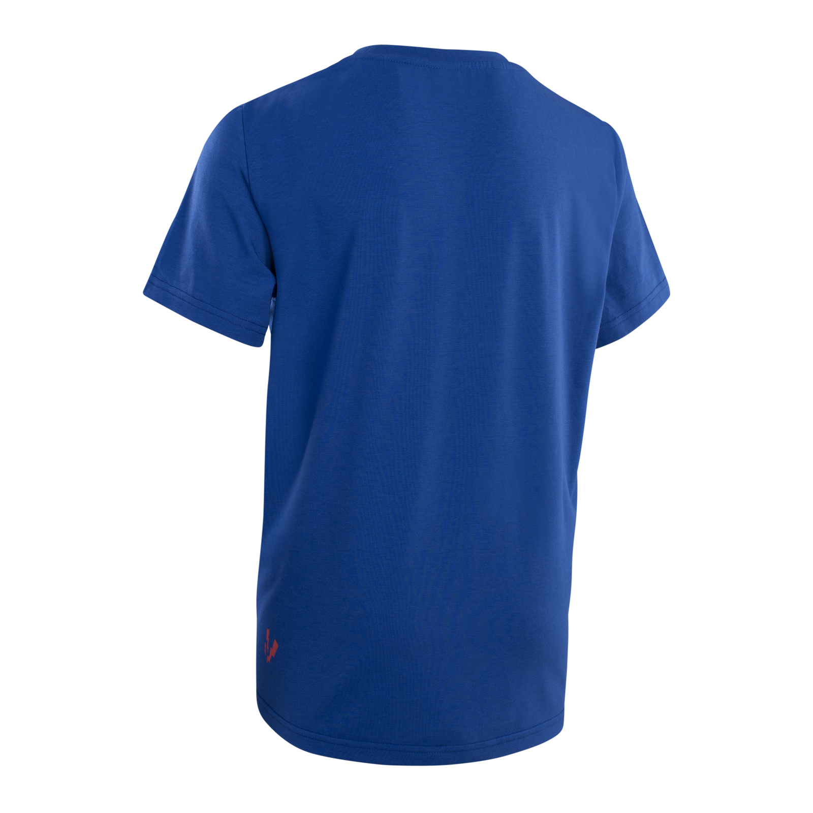 ION Bike Tee Logo SS DR maillot manches courtes junior en bleu royal pour le vélo de montagne