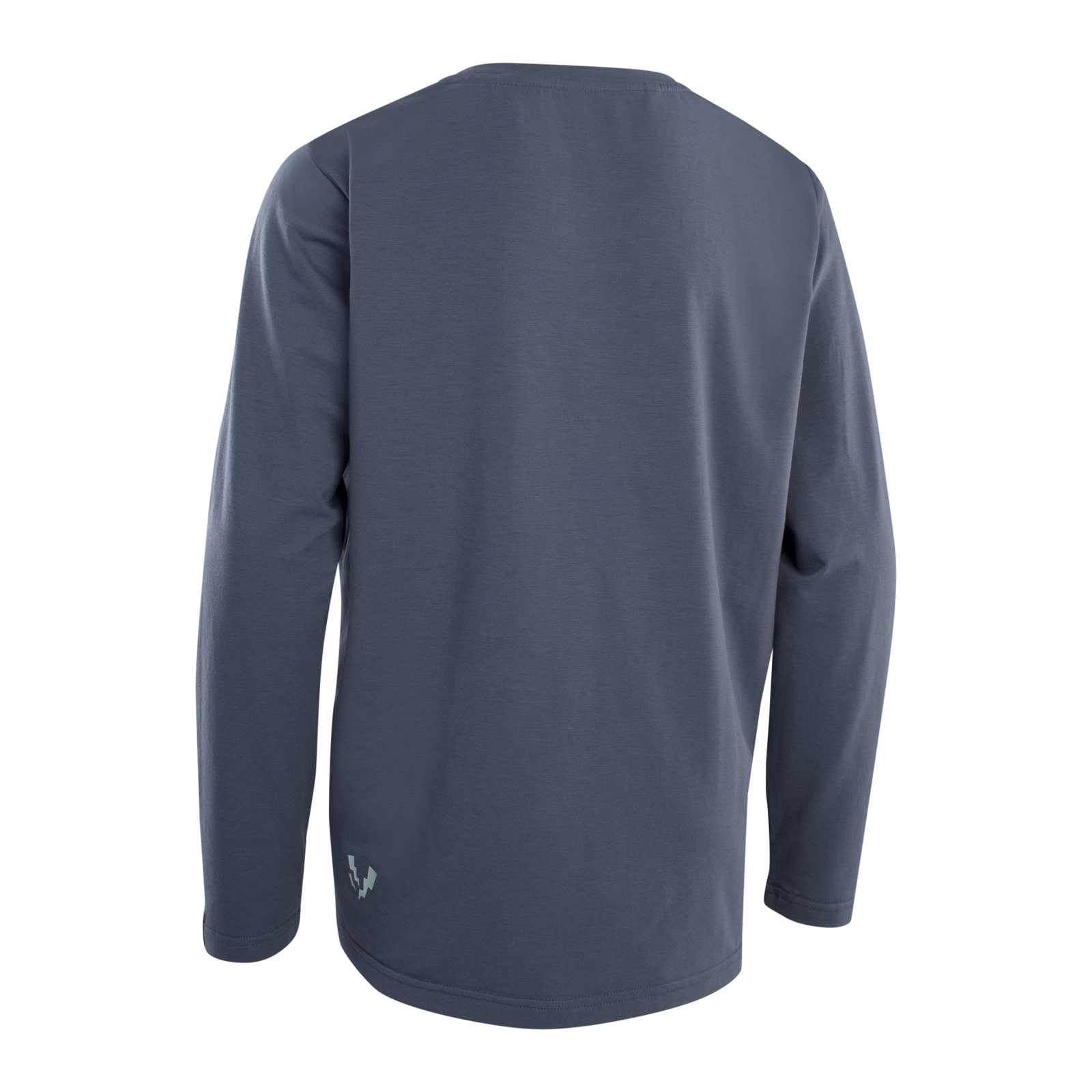 ION Bike Logo LS DR youth maillot cyclisme manches longues en bleu ardoise pour VTT