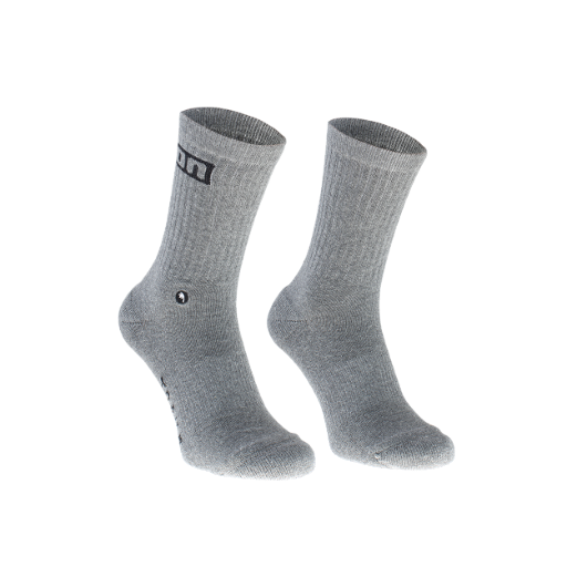 Socks Logo unisex - 156 grey melange - 43-46