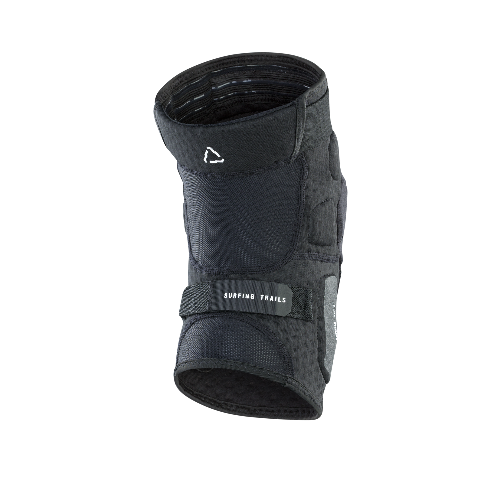 Ginocchiere unisex ION K-Lite in nero con protezione rimovibile EN 1621-1 e chiusura Ergo_Strap