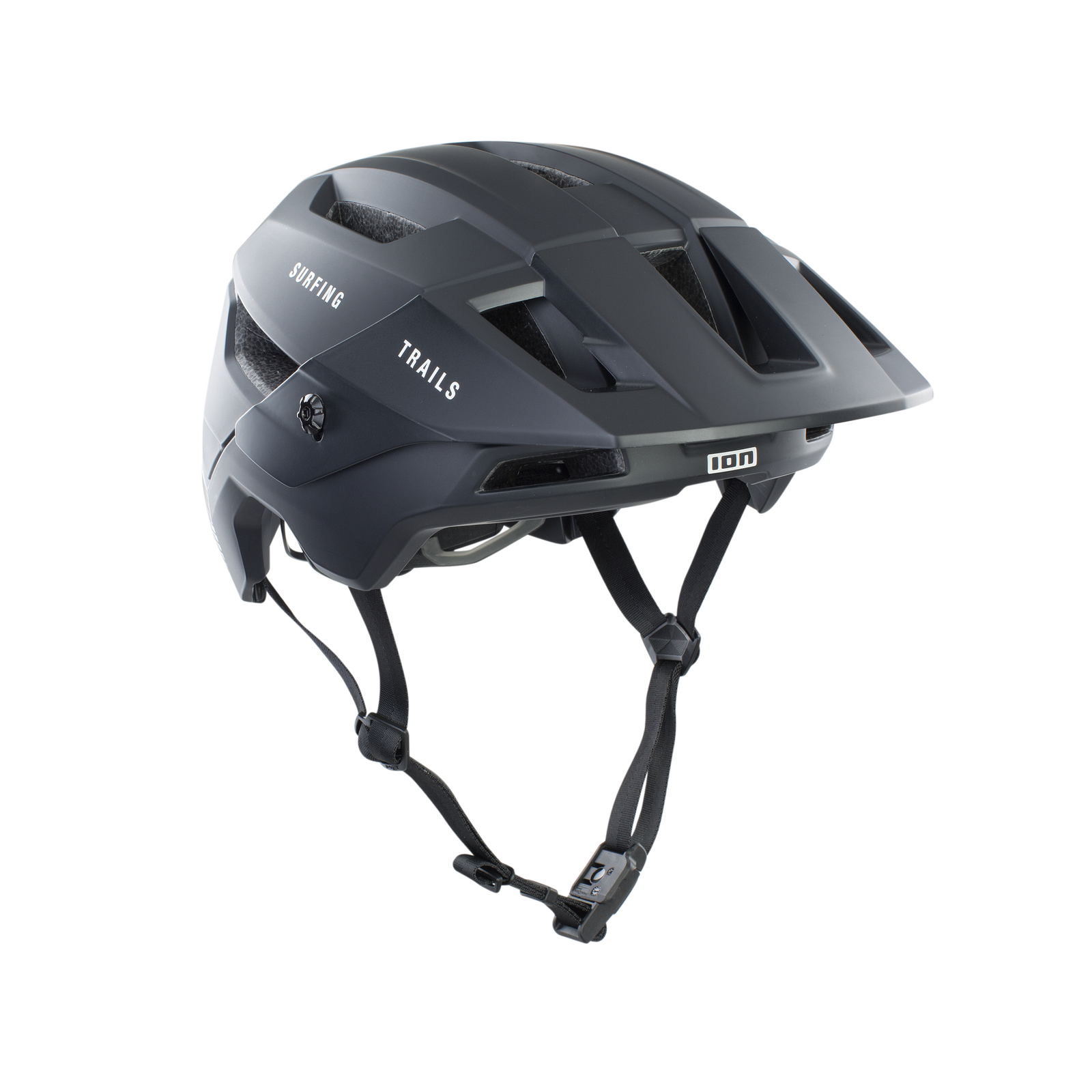 Casco ciclismo ION Traze Amp MIPS in grigio antracite scuro con canali di ventilazione e protezione MIPS