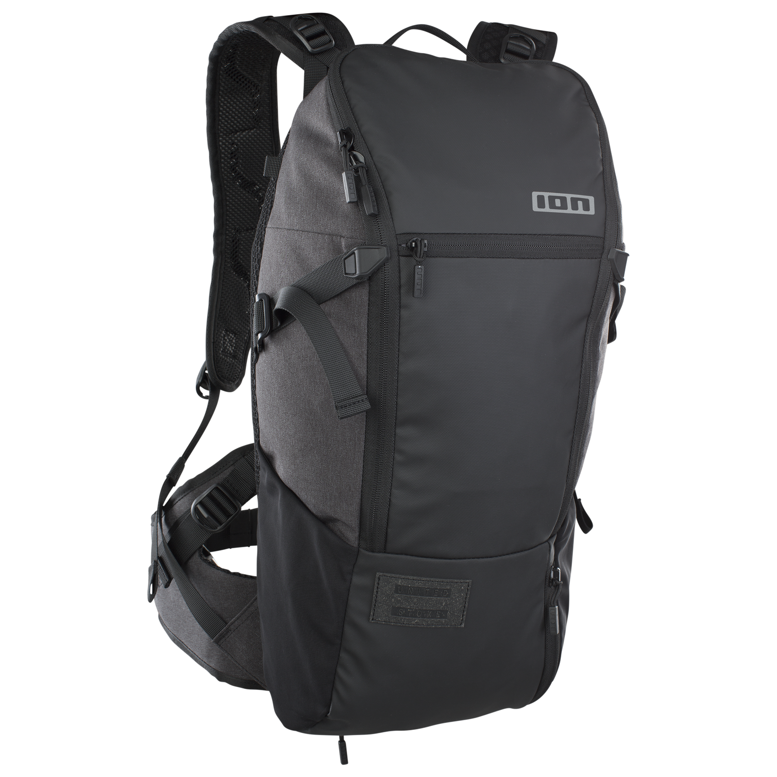 Sac à dos ION Scrub 14 14 litres en noir avec protection dorsale intégrée et ceinture ventrale