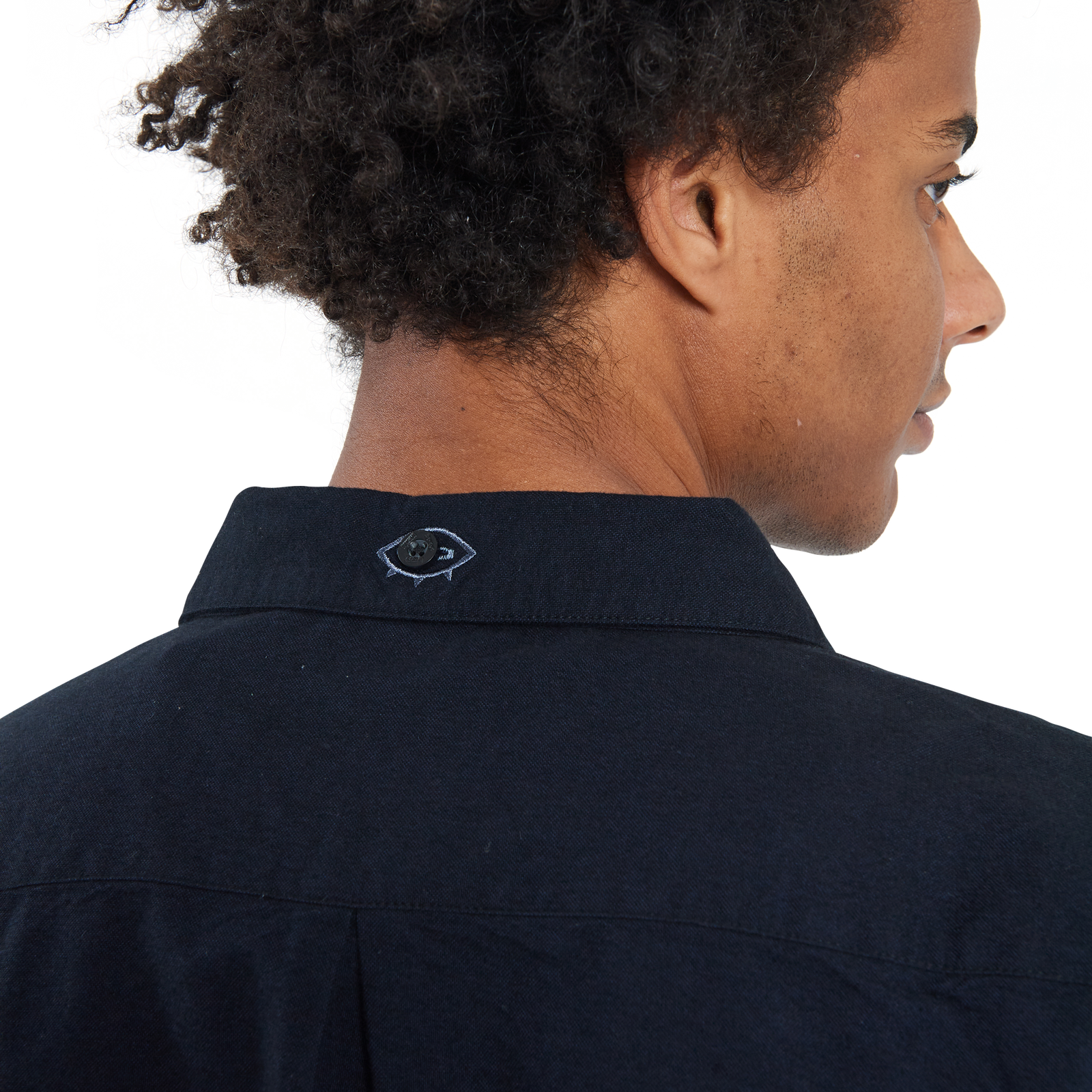 ION Bike Seek Amp Langarm Cycling Shirt für Herren in schwarz – Rückenansicht mit Logo