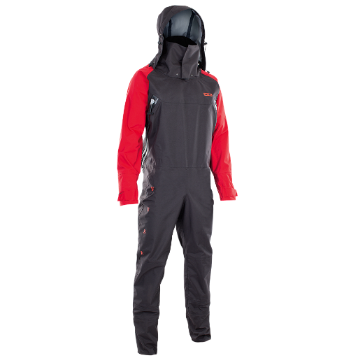 Fuse Lightweight Drysuit Back Zip - dark olive/red/black - 46/XS