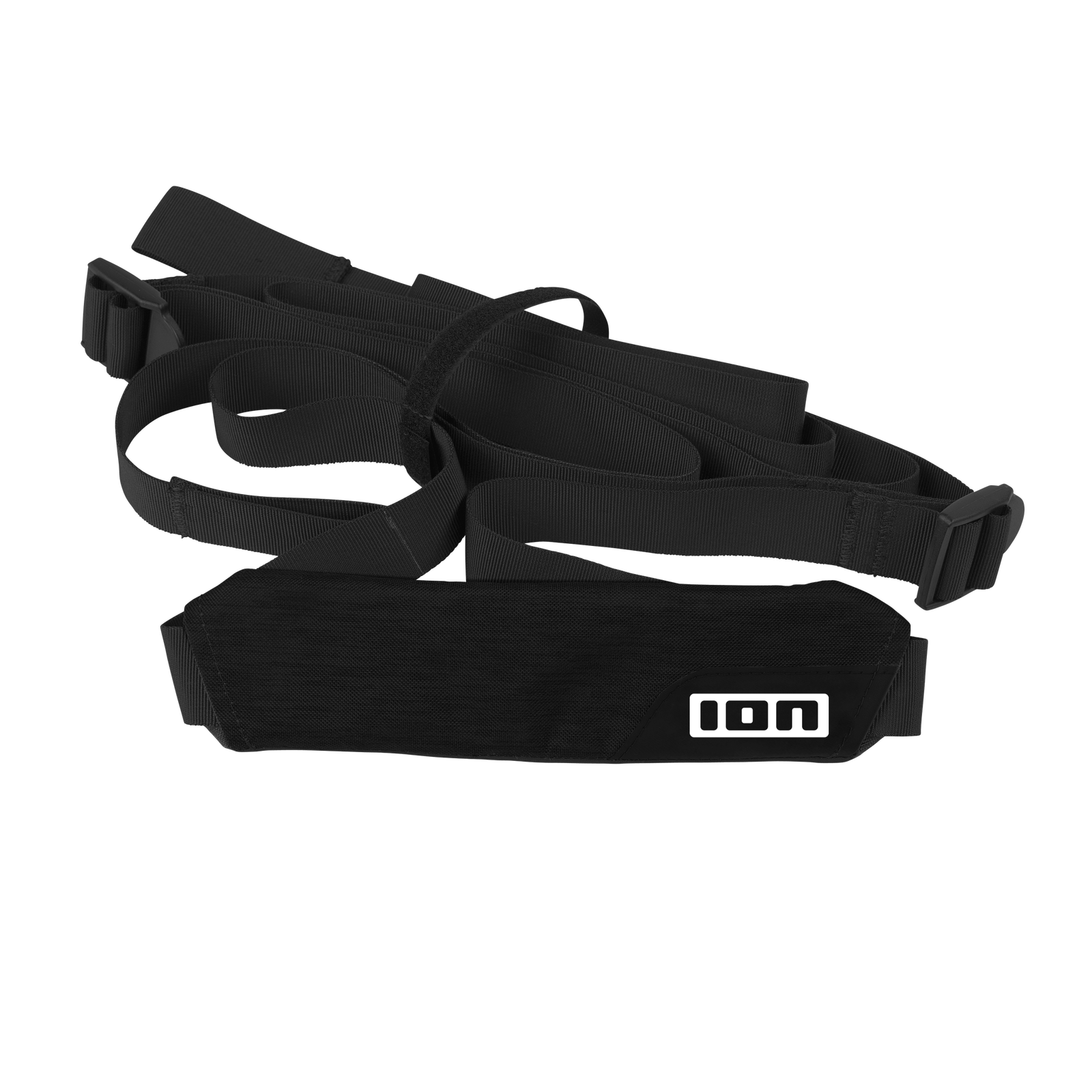 ION Carry Belt SUP carry belt OneSize in black with padded shoulder section