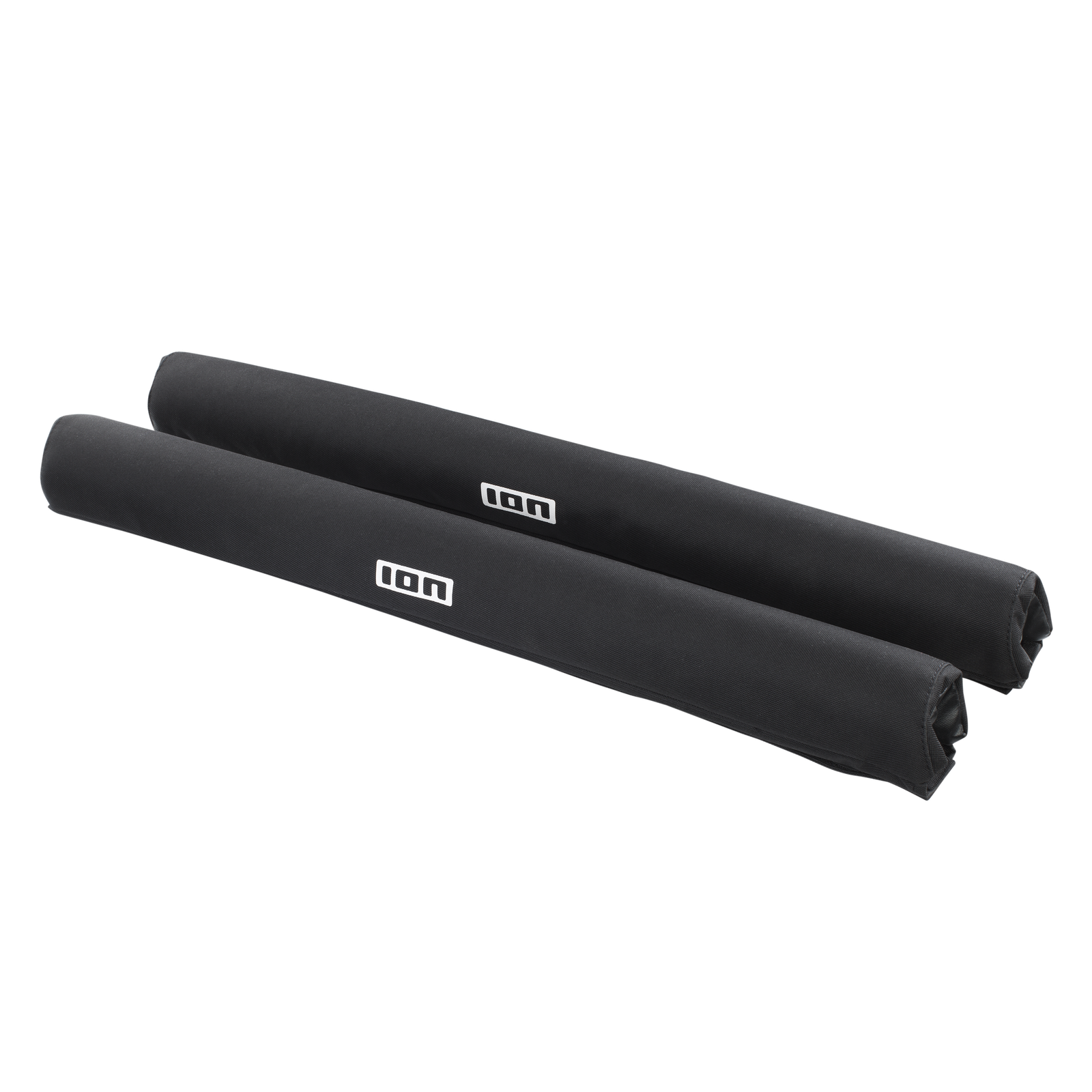 ION Roof Rack Pads 40 cm imbottiture portapacchi in nero, set da due