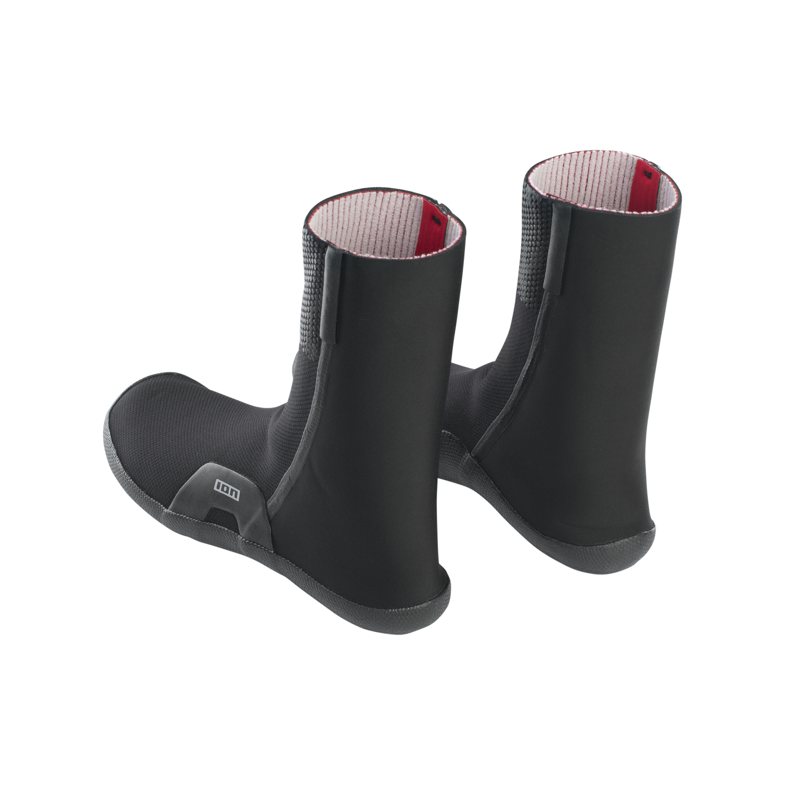 ION Ballistic 3/2mm round toe neoprene boot unisex in black with grey lining