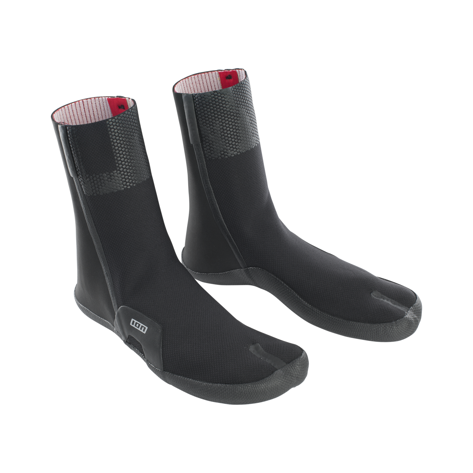 ION Ballistic Socks 3/2mm split-toe neoprene boots in black
