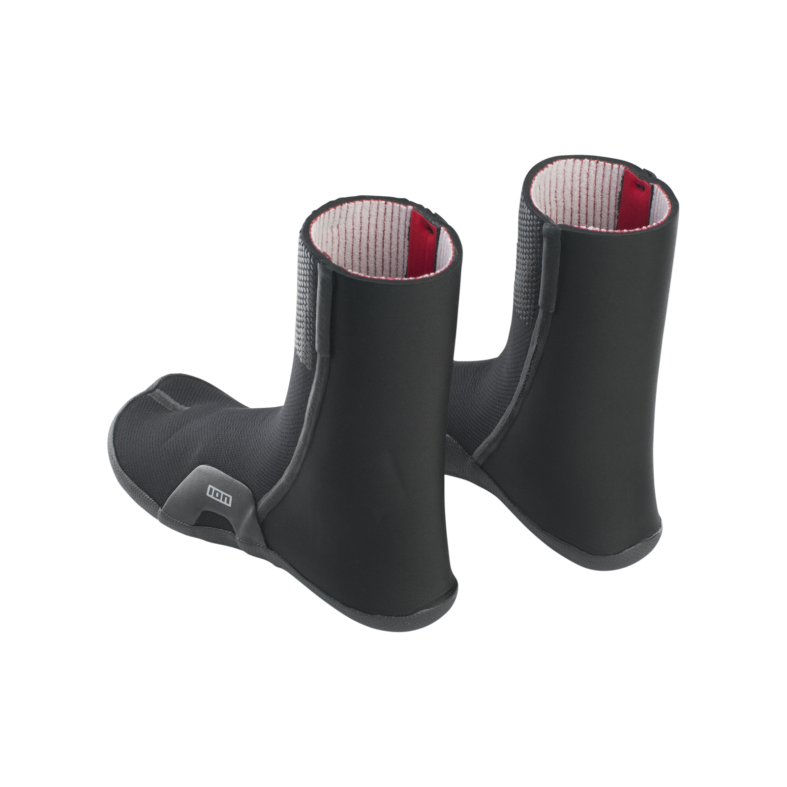 ION Ballistic neoprene boots 6/5mm internal split toe in charcoal black, pair