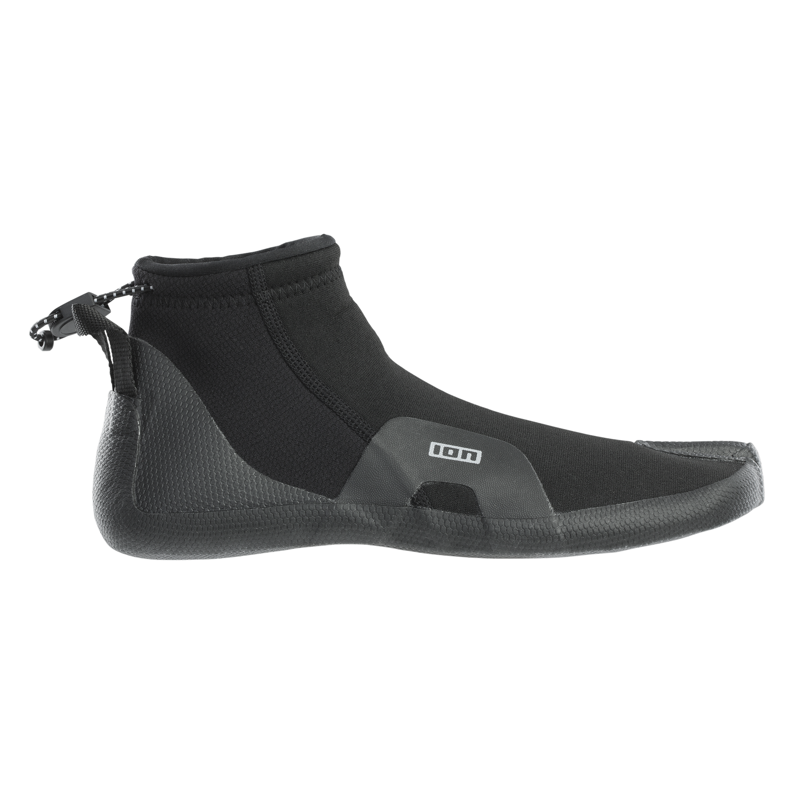 ION Ballistic Toes 2.0 External Split neoprene boot in black, side view