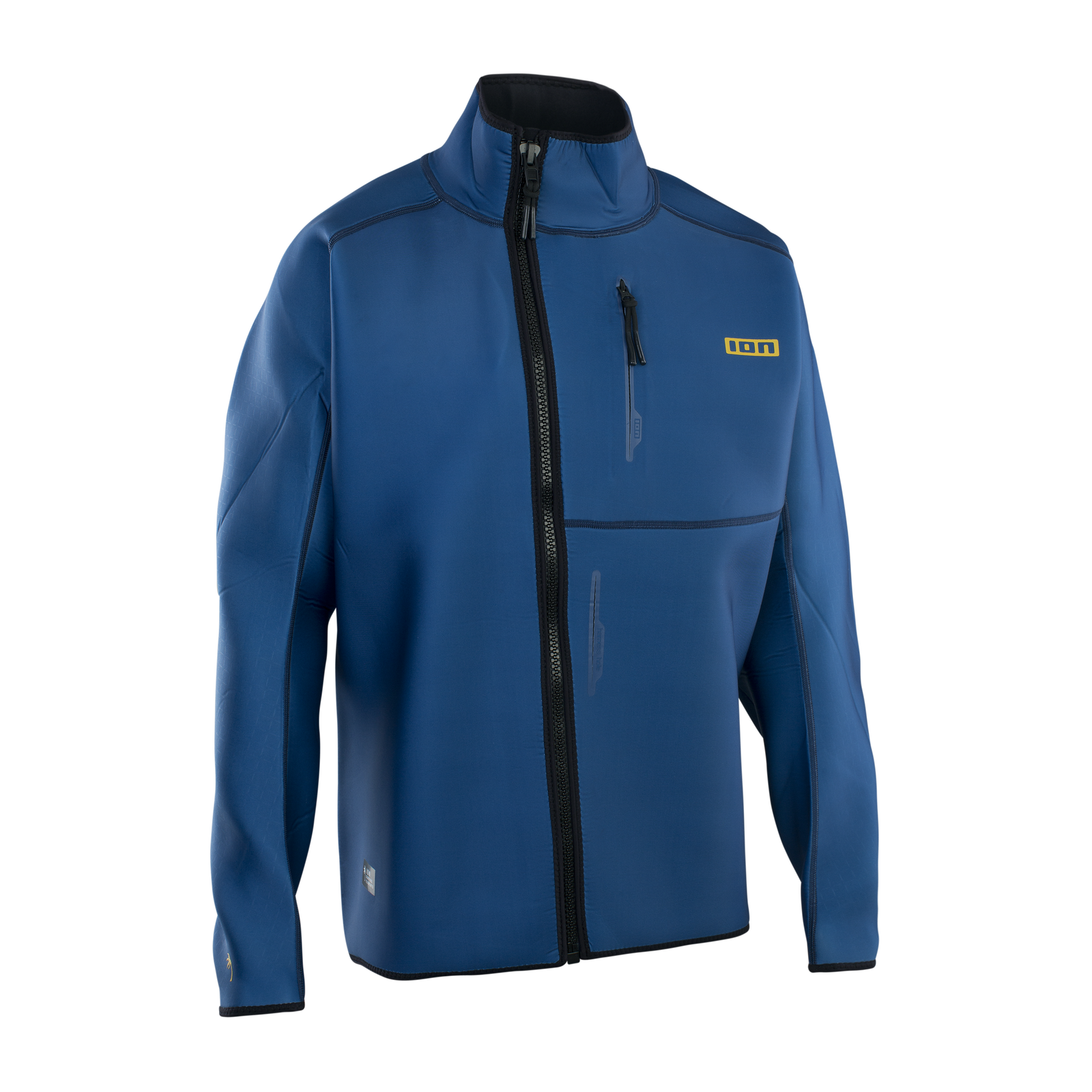 ION Neo Cruise neoprene jacket men in navy blue with full front zip and chest pocket