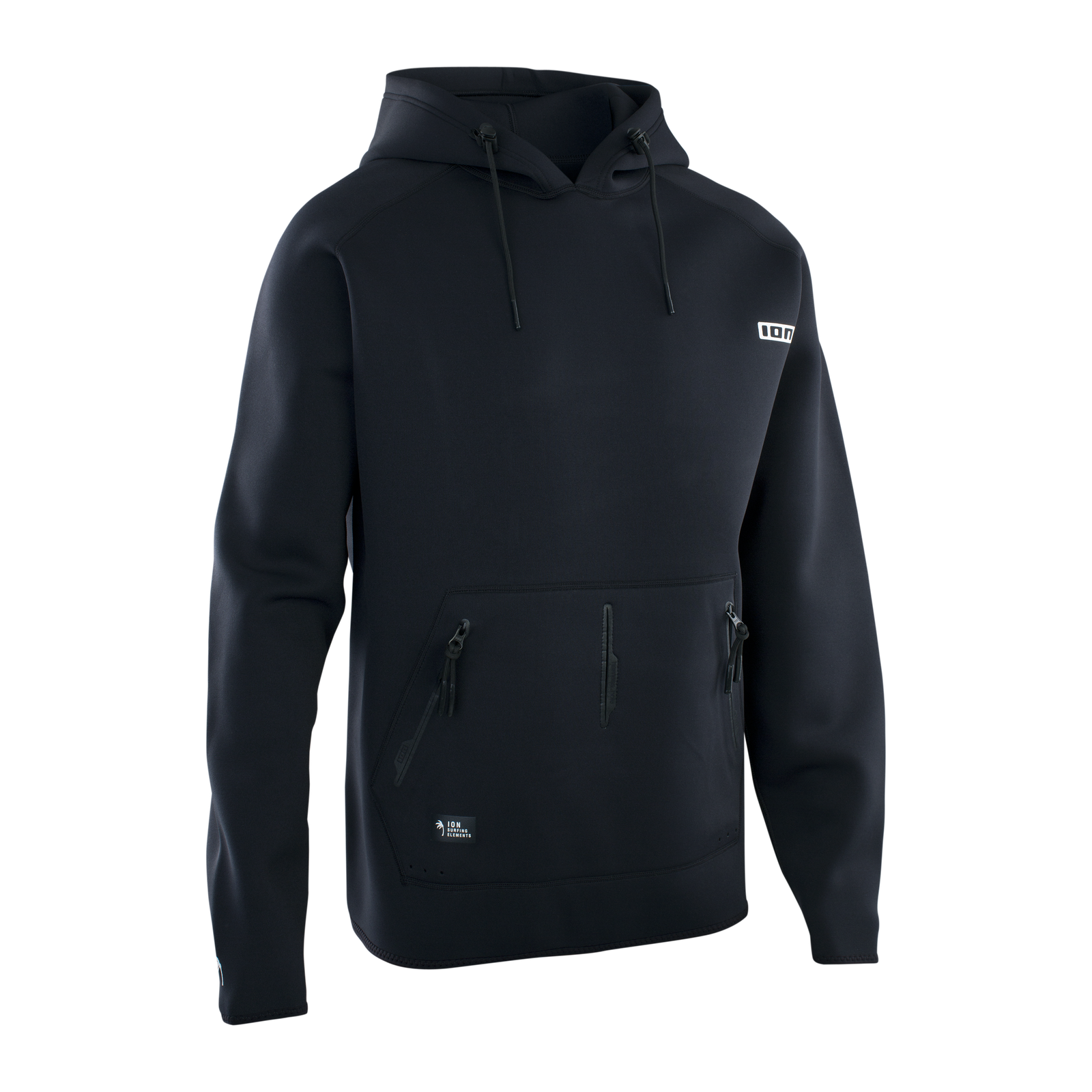 ION Neo Hoody Lite Herren Neopren-Kapuzenpullover in schwarz