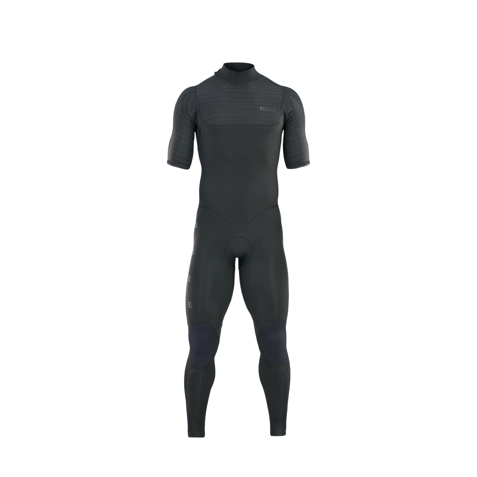 ION Seek Core 4/3 mm Kurzarm-Backzip-Fullsuit in schwarz
