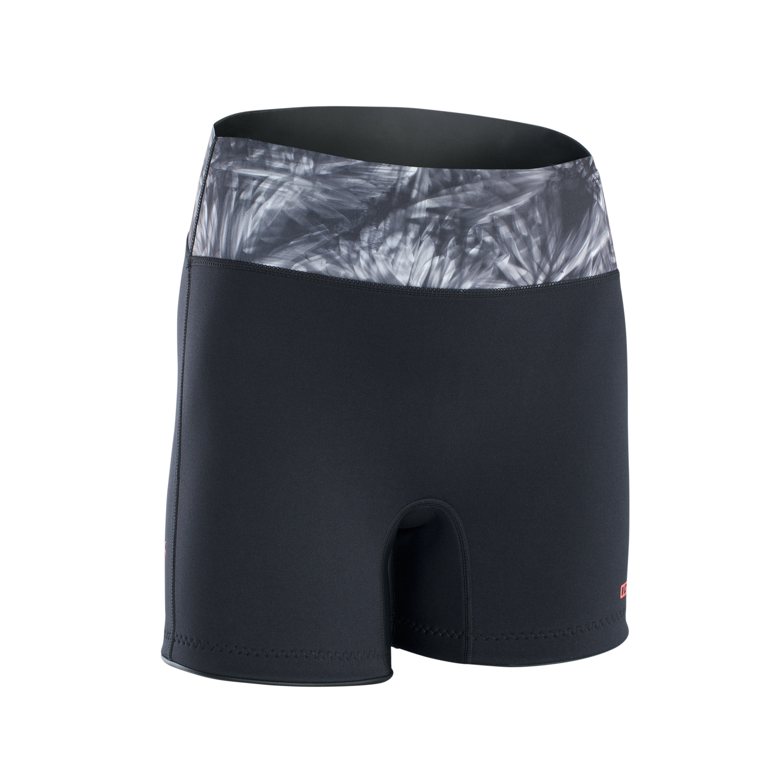 ION Neo Shorts Damen Neoprenshorts in schwarz mit gemustertem Bund
