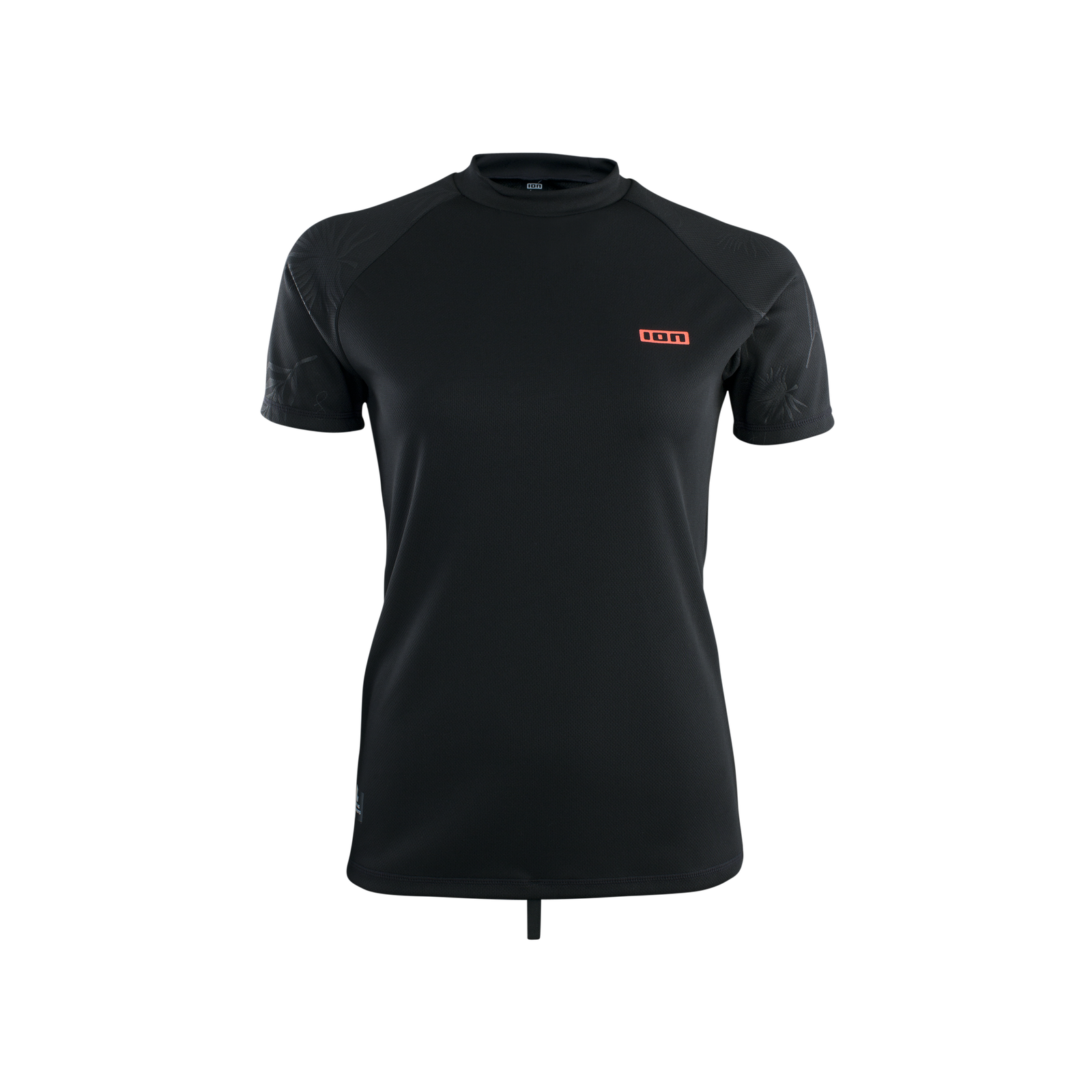ION Wetshirt SS t-shirt rashguard feminina de manga curta em preto