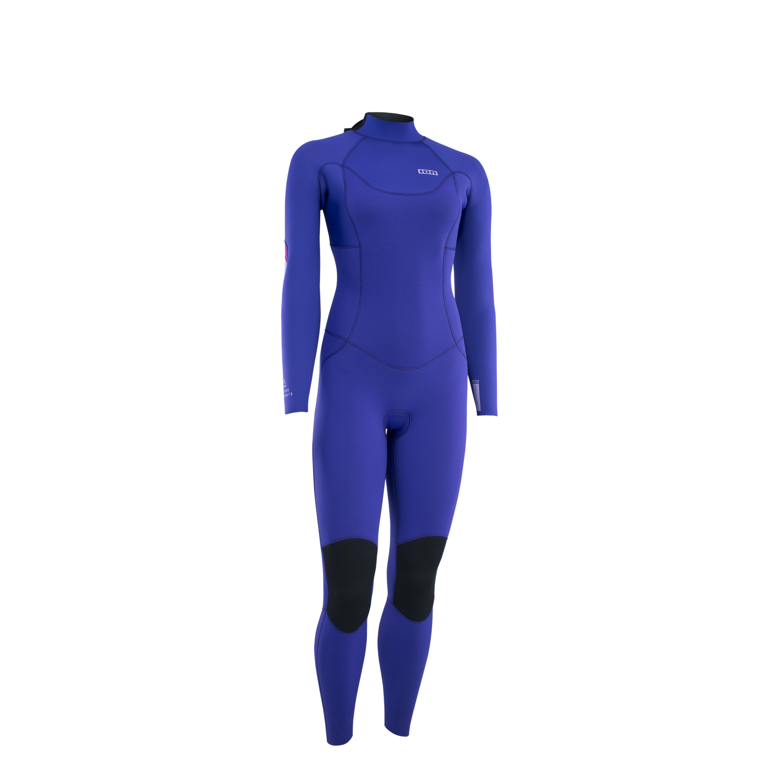 ION Element 4/3mm back-zip fullsuit wetsuit in royal blue and black