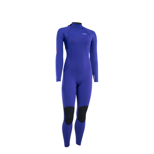 ION Element 4/3mm back-zip fullsuit wetsuit in royal blue and black