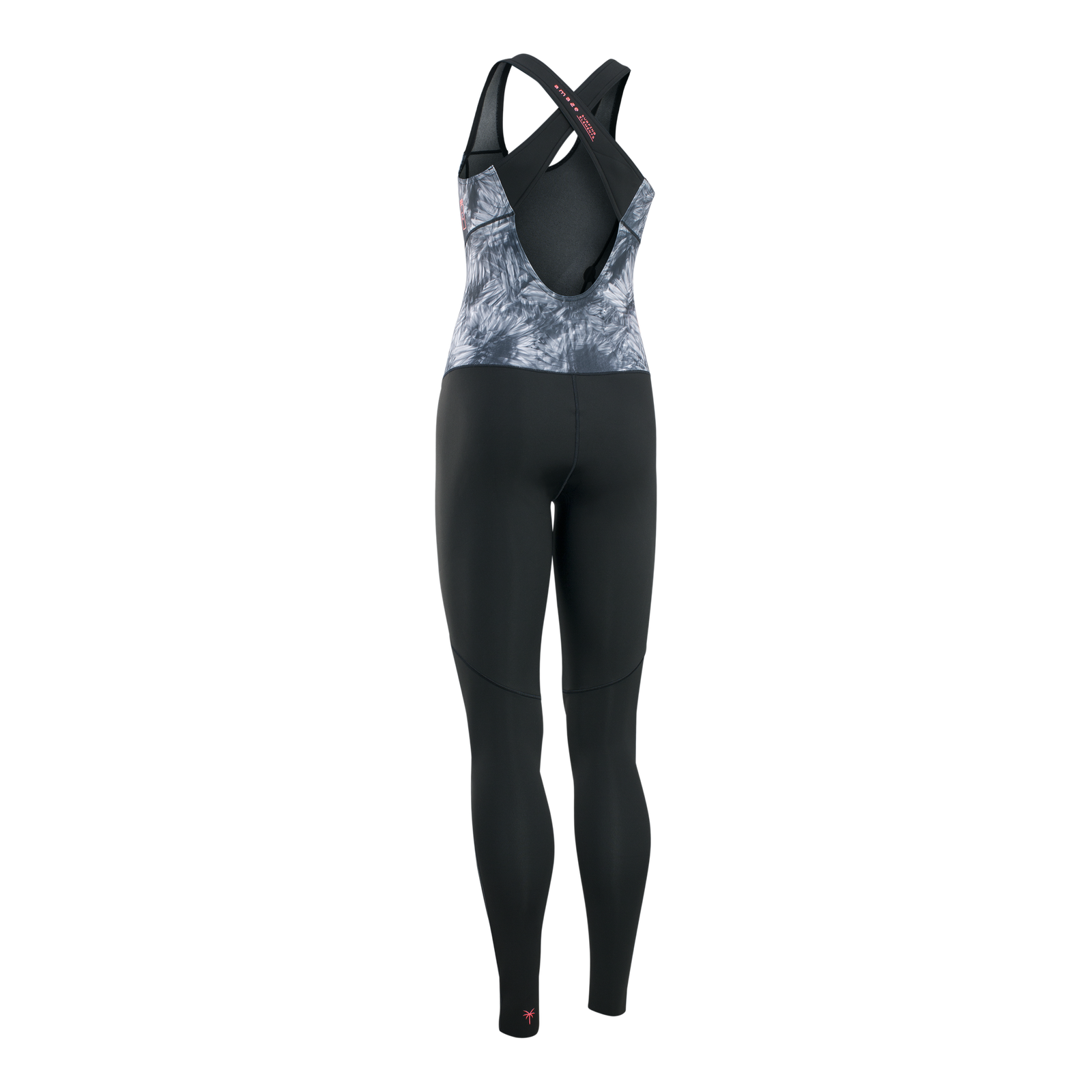 ION Amaze Long Jane 1,5mm Pull-On Neoprenanzug in schwarz und grau, Rückenansicht