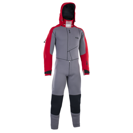 Fuse Drysuit 4/3 Back Zip - 215/501 grey/red - 56/XXL