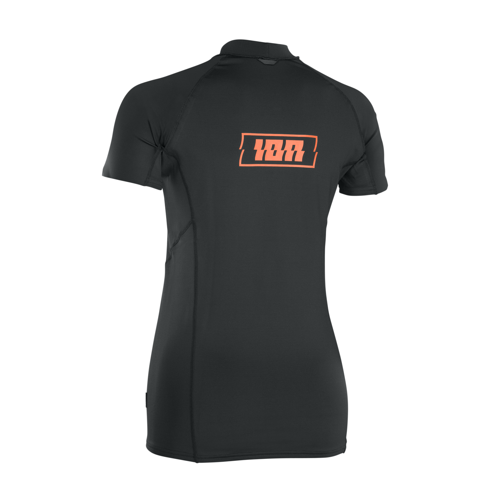 ION Thermo Top SS Damen Thermoshirt kurzarm in schwarz mit coral-Logo – Rückenansicht