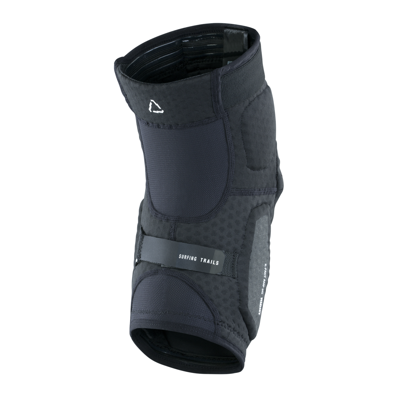 ION Bike K-Pact Amp HD knee pads with SAS-TEC L2 protection and extended shin coverage in black