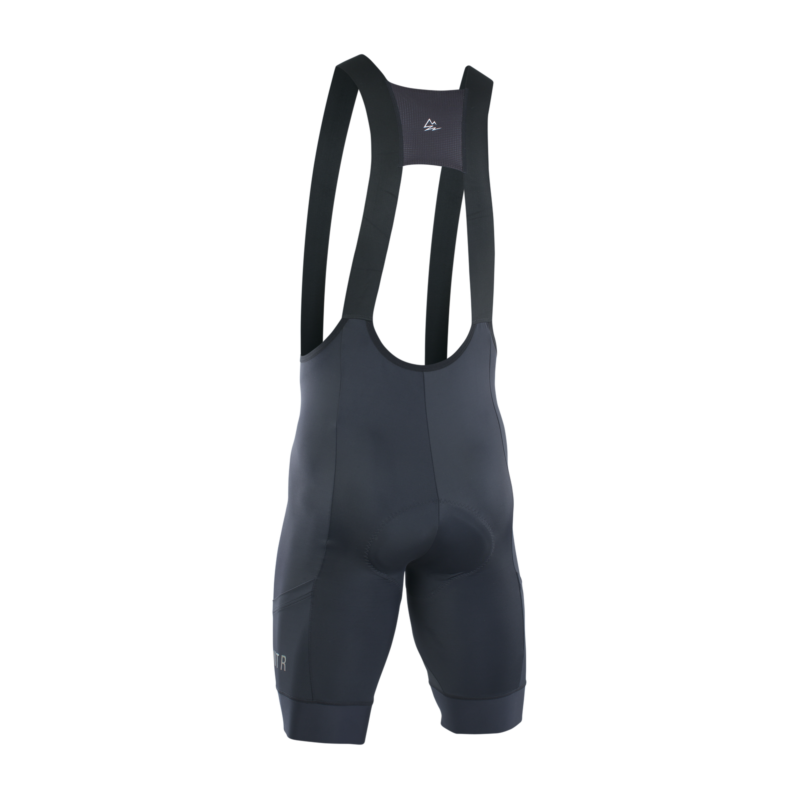 ION Bike VNTR Amp bib shorts men in charcoal black for gravel and mountain biking